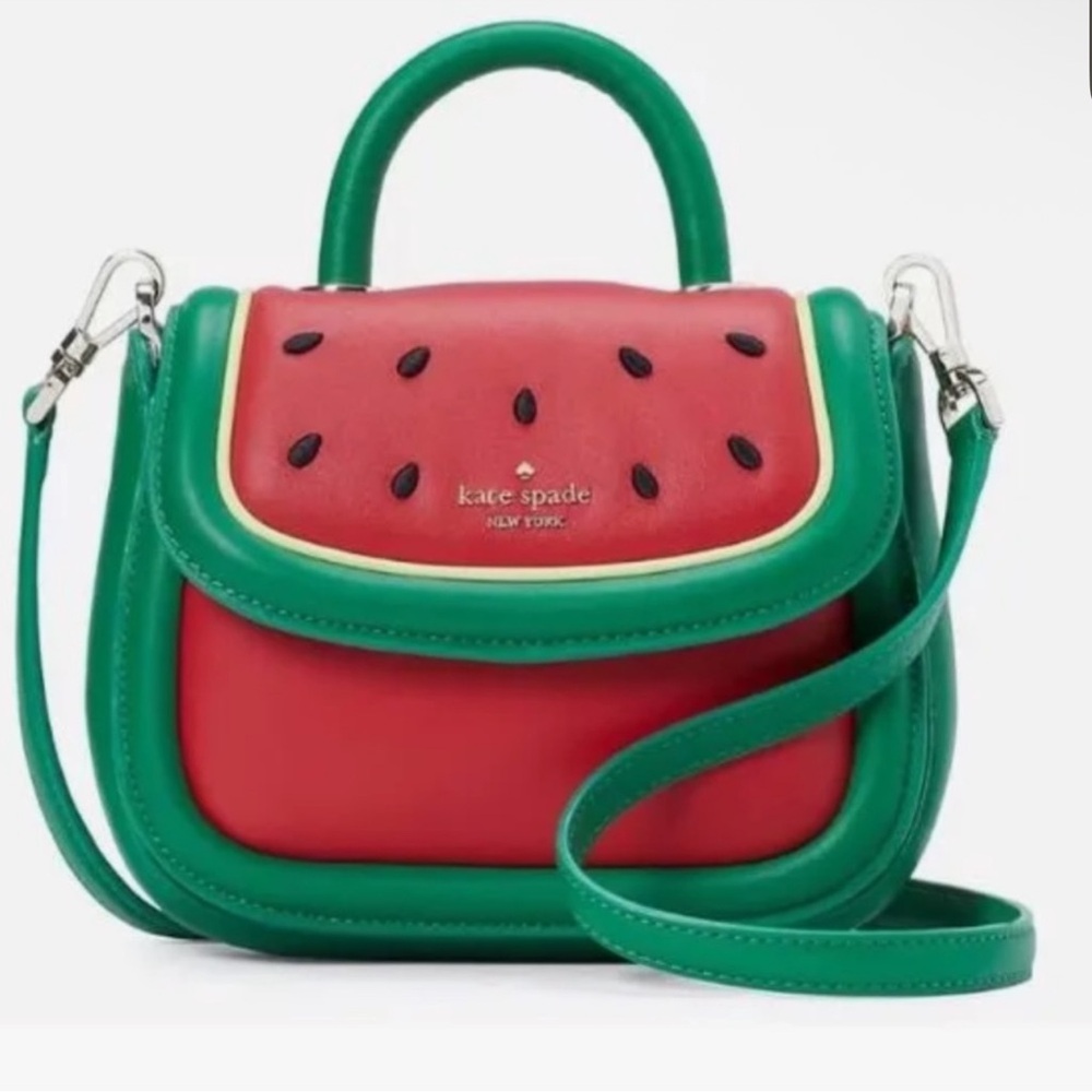 🆕 Kate Spade watermelon, puffy mini purse